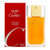 cartier must de cartier 100ml edt spray (w)